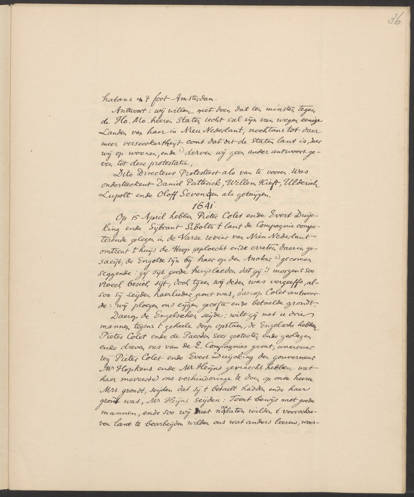 Vertoog van de Bewindhebbers der West-Indische Compagnie aan de Staten Generaal betreffende de gedragingen der Engelsen in Nieuw-Nederland - 