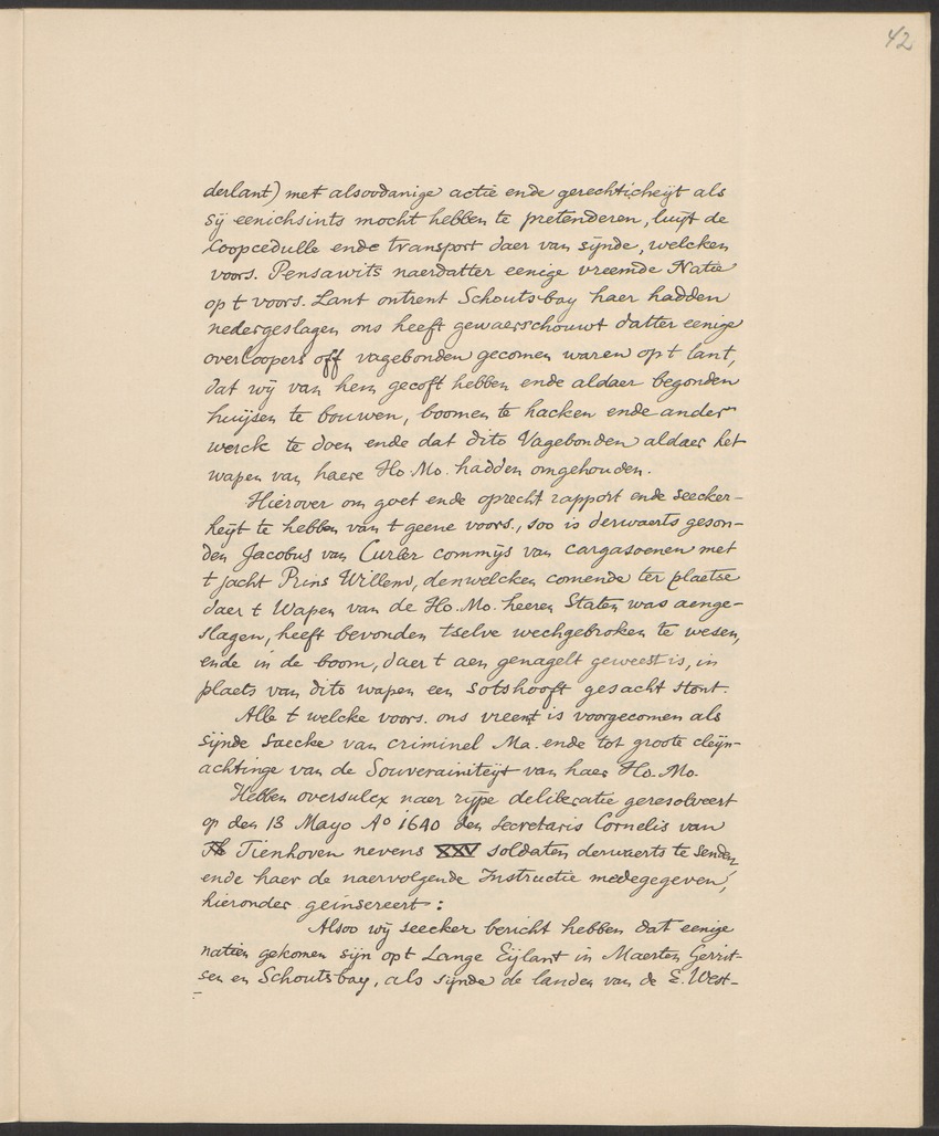 Vertoog van de Bewindhebbers der West-Indische Compagnie aan de Staten Generaal betreffende de gedragingen der Engelsen in Nieuw-Nederland - 