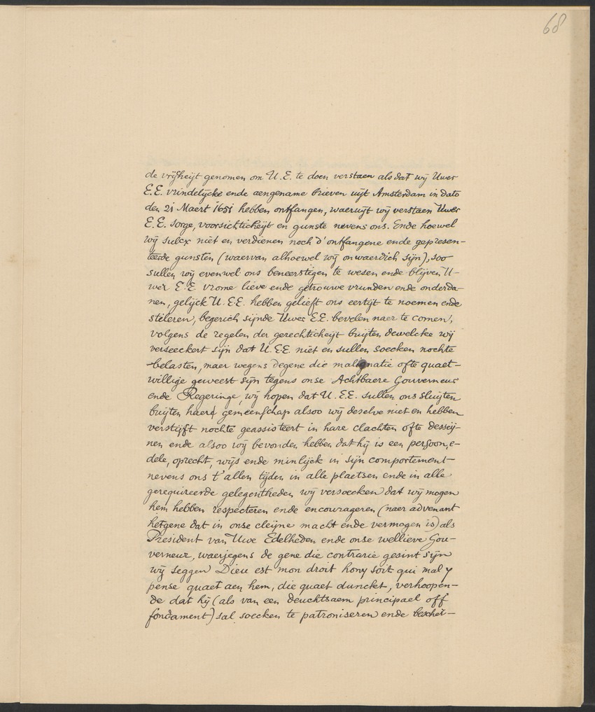 Vertoog van de Bewindhebbers der West-Indische Compagnie aan de Staten Generaal betreffende de gedragingen der Engelsen in Nieuw-Nederland - 