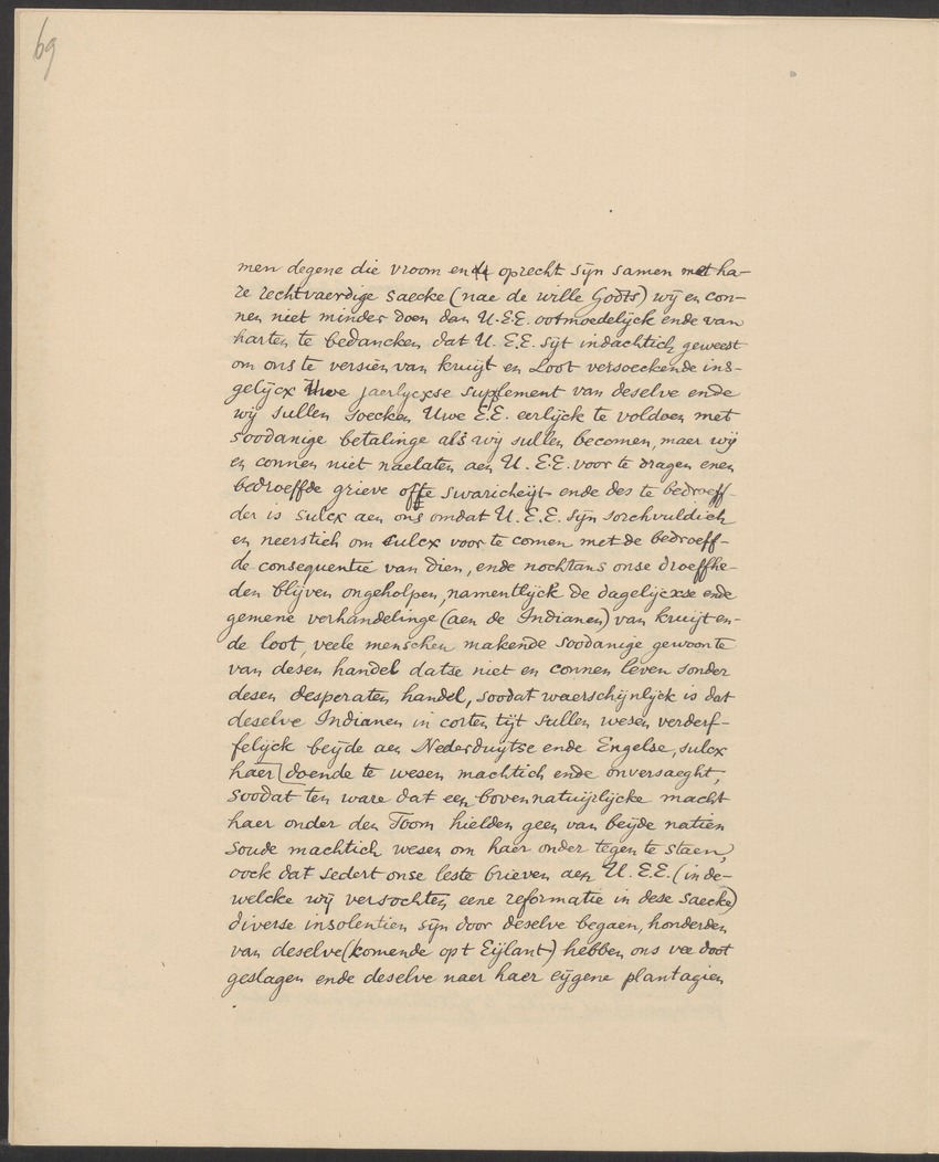 Vertoog van de Bewindhebbers der West-Indische Compagnie aan de Staten Generaal betreffende de gedragingen der Engelsen in Nieuw-Nederland - 