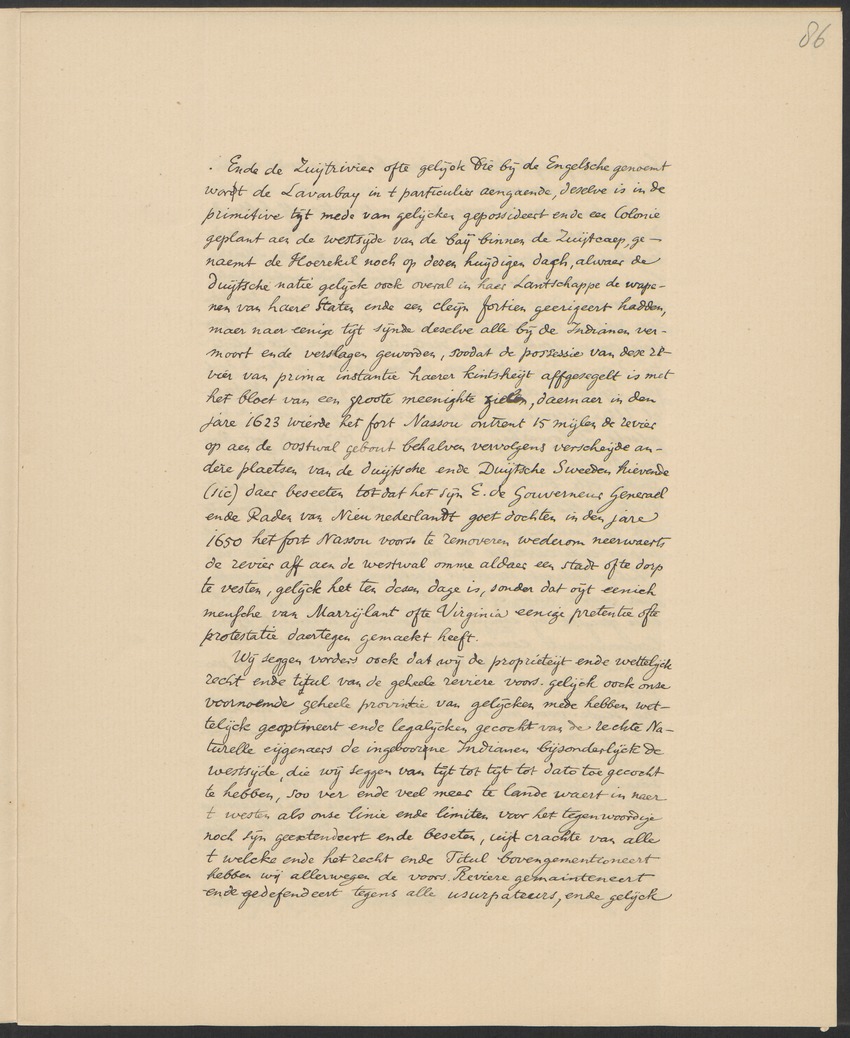 Vertoog van de Bewindhebbers der West-Indische Compagnie aan de Staten Generaal betreffende de gedragingen der Engelsen in Nieuw-Nederland - 
