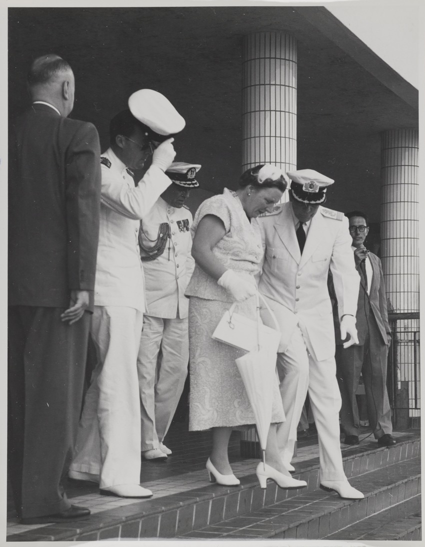 Bezoek van koningin Juliana en prins Bernhard aan Curaçao, 18-21 oktober 1955