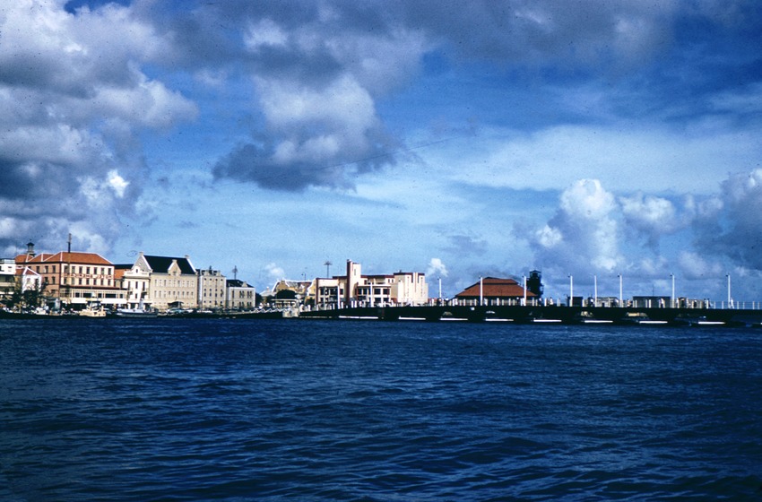 Gezicht op Willemstad, Curaçao