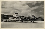 "KLM Constellation In Front Of Hato's New Airport-Building At Curaçao (N.W.I.)"