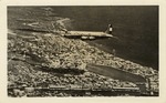 "K.L.M. DC-4 Over Willemstad, Curacao N.W.I."