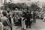 Teun Struycken, gouverneur van de Nederlandse Antillen tijdens het bezoek van koningin Juliana en prins Bernhard aan Curaçao van 18 - 21 oktober 1955 in Willemstad