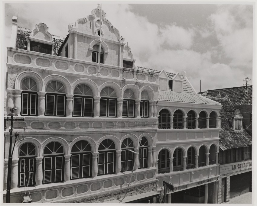 Huizen aan de Breedestraat 20-22 te Punda, Willemstad