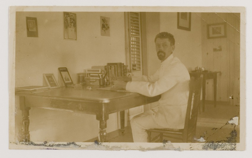 Predikant A. van Essen op Aruba