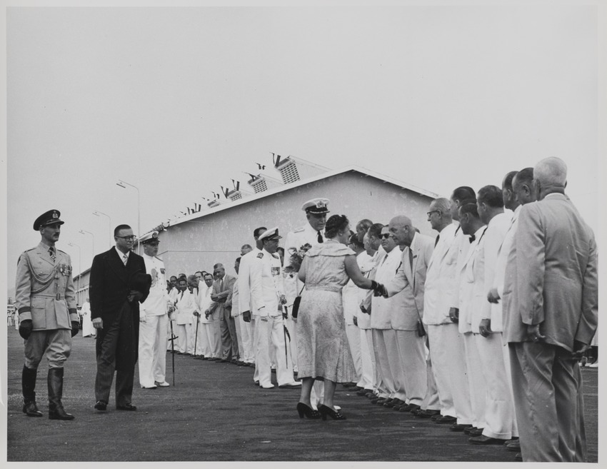 Bezoek van koningin Juliana en prins Bernhard aan Curaçao, 18-21 oktober 1955