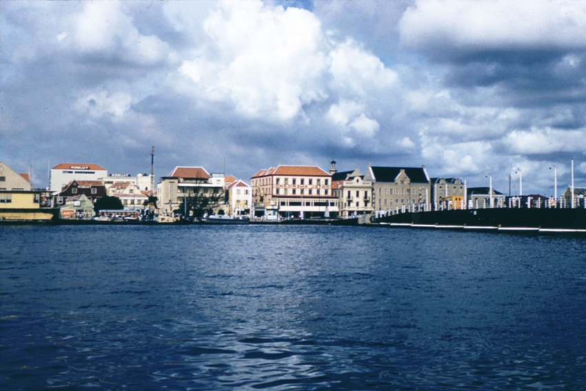 Gezicht op Willemstad, Curaçao