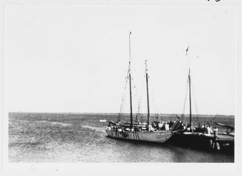 Vissersboten op Curaçao