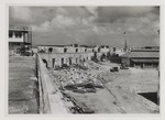 Afbraak van de Willem III-kazerne in het Waterfort te Willemstad, ten behoeve van de bouw van hotel El Curaçao Intercontinental