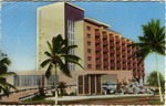Gezicht op het Aruba Caribbean Hotel te Oranjestad, Aruba.