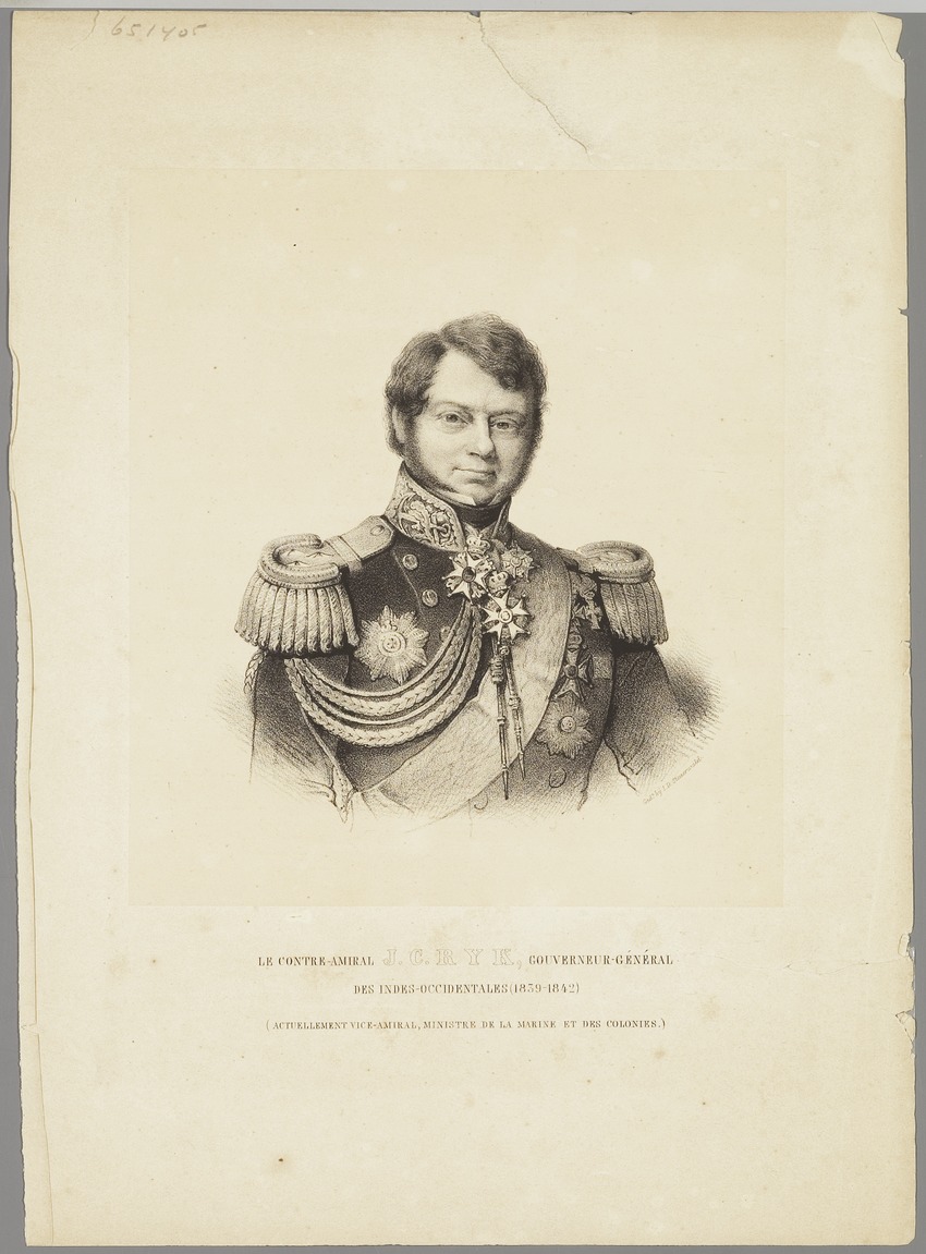 "Le Contre-Admiral J.C. Rijk, Gouverneur-Général des Indes-Occidentales (1839-1842)"