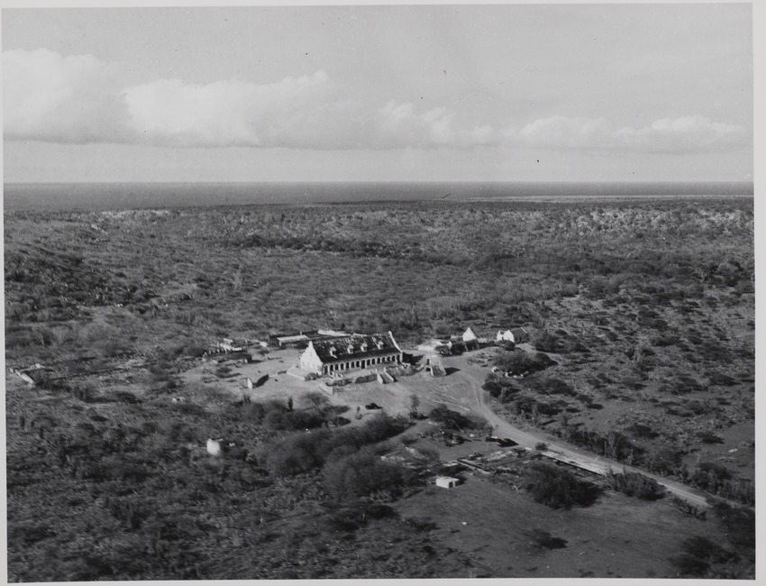 Landhuis Brievengat op Curaçao voor de restauratie van 1955