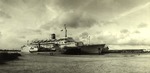 Schip Santa Maria in de werven in Zeelandia te Willemstad