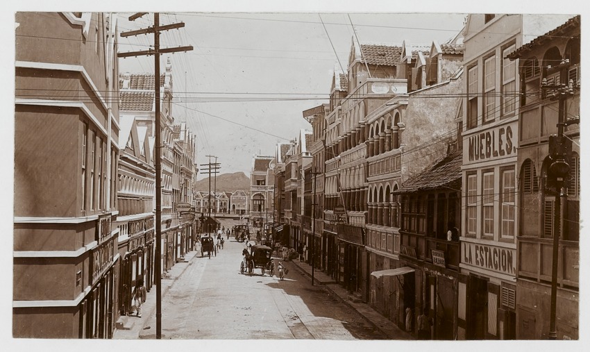 Breedestraat in Punda te Willemstad, Curaçao