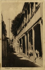 "Curaçao. Old street in Punda."