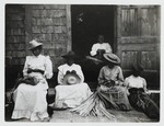 Hoedenvlechtsters op Saba