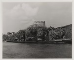 Fort Beekenburg aan de Caracas-baai op Curaçao, gezien vanuit het zuiden
