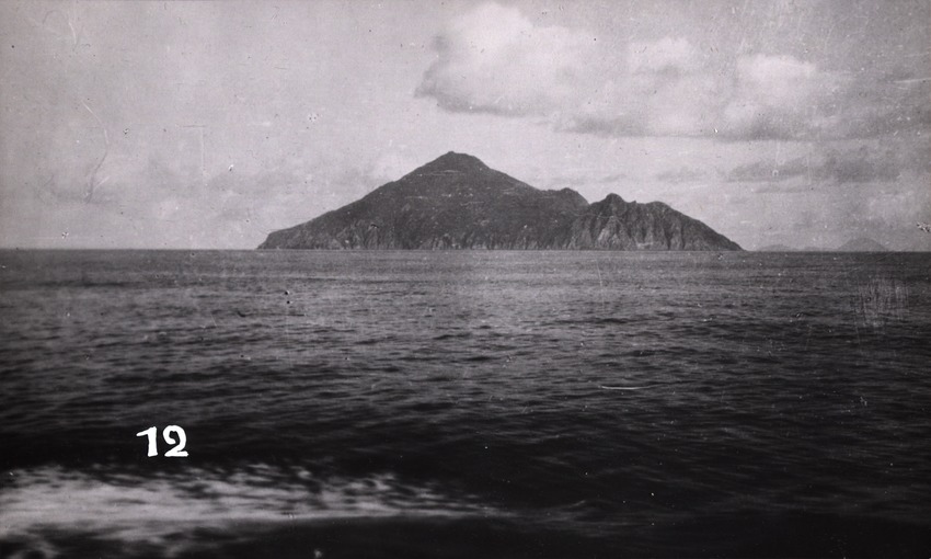 Saba, gezien vanuit de zee
