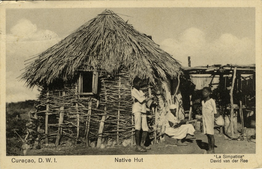 "Curaçao, D.W.I. Nativa Hut"