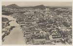 Willemstad met op de achtergrond de Ceru Pretu, de Veerisberg en de Jack Evertszberg