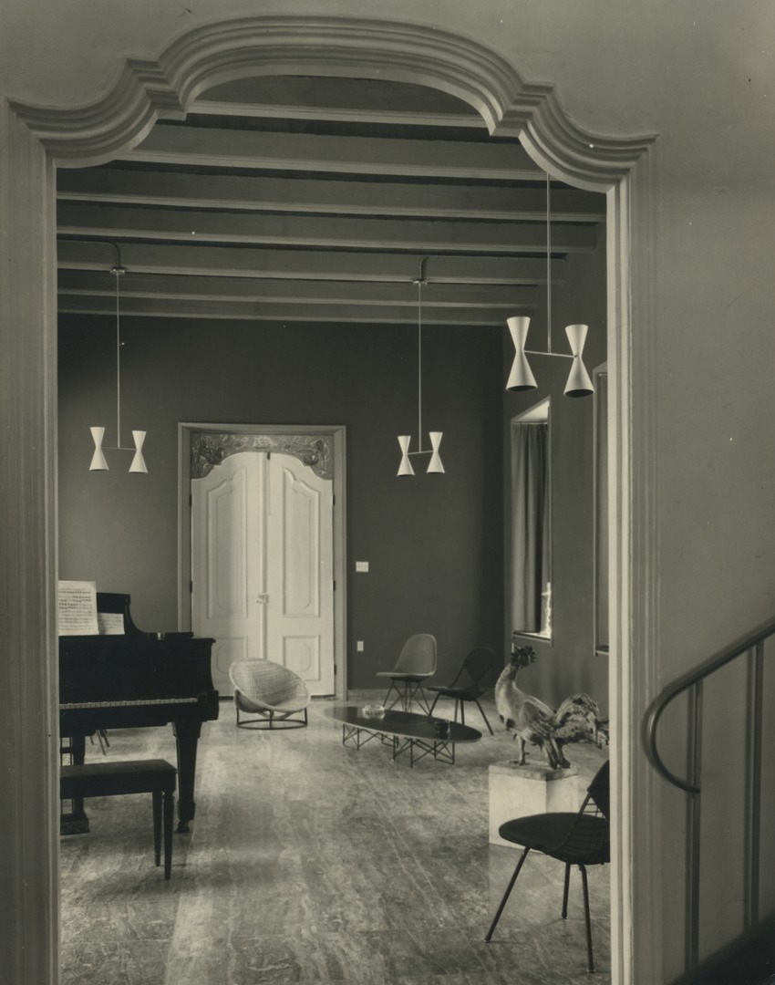 Interieur van Huize Stroomzigt op Curaçao