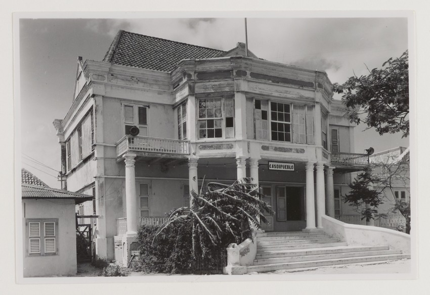 Het volkshuis in de Penstraat te Willemstad
