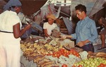 "Curacao's Floating Market Dozens of schooners sail regularly from the Venezuelan mainland, laden with fruit and vegetables. Upon docking, the sailors become vendors and sell directly from the ship."