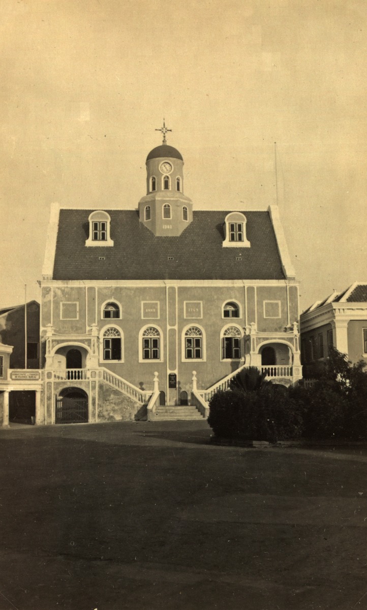 Protestantse Fortkerk uit 1769 in Fort Amsterdam te Willemstad