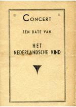 Concert ten bate van het Nederlandsche kind