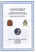 Change of command ceremony 4 July 2001