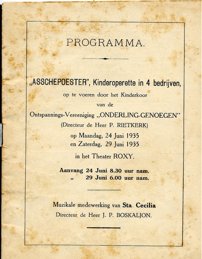 Asschepoester ; kinderoperette in 4 bedrijven - New Page