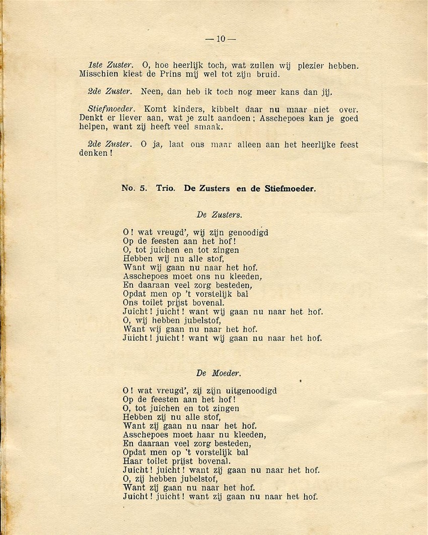 Asschepoester ; kinderoperette in 4 bedrijven - New Page