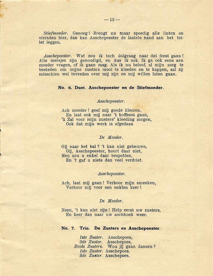 Asschepoester ; kinderoperette in 4 bedrijven - New Page