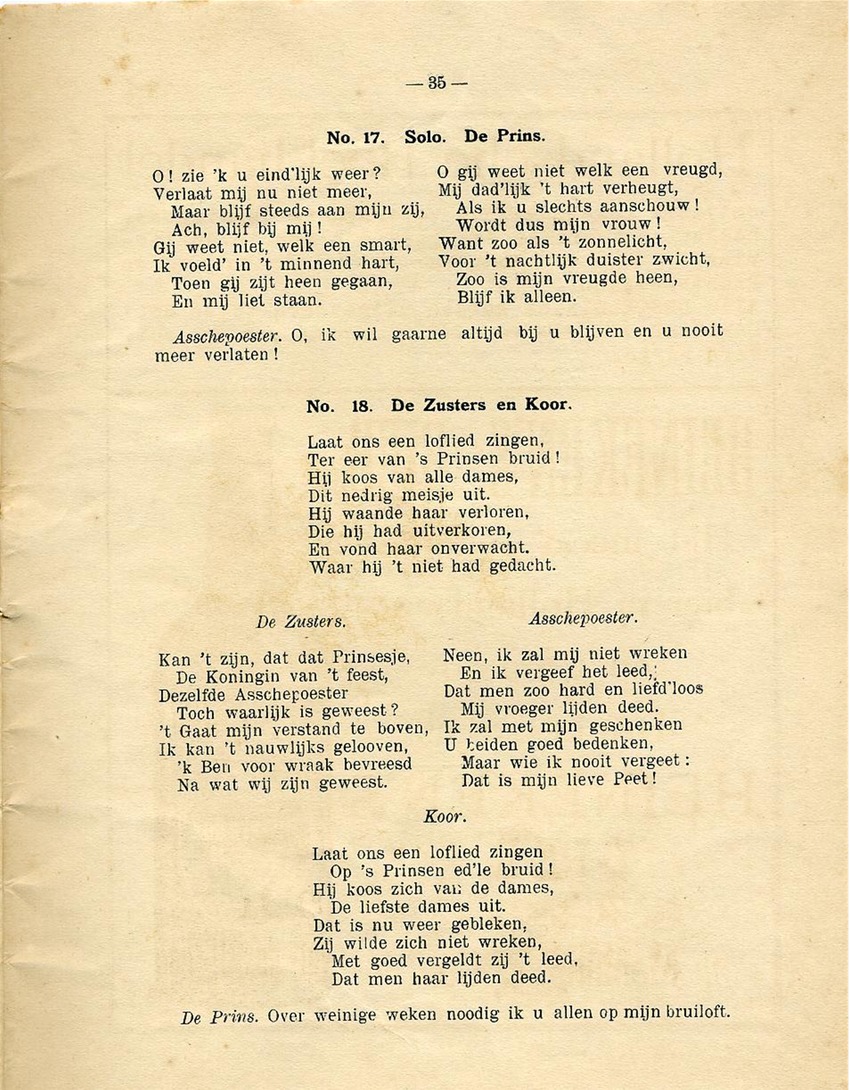 Asschepoester ; kinderoperette in 4 bedrijven - New Page