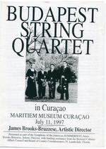 Budapest String Quartet in Curacao in Maritiem Museum