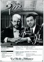 Art in Avila 2002: Arnaldo Pizzolante, piano, Mark Friedman, clarinet