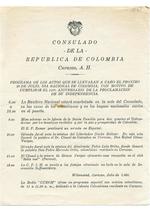 Programa de los actos ... cumplirse el 1480 aniversario de la proclamacion de su independencia