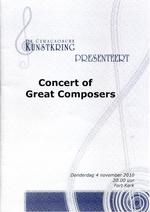 Curacaosche Kunstkring presenteert Concert of Great Composers