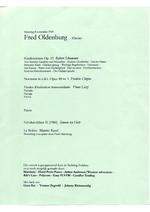 Concert Fred Oldenburg - klavier