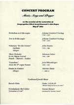 Concert program