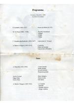 Programma van het concert van Ivanildo Kowsoleea