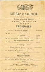 Musis sacrum