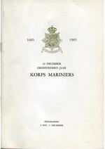 Driehonderd jaar Korps Mariniers 10 december