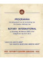 Programma Rotary International gouden jubileum