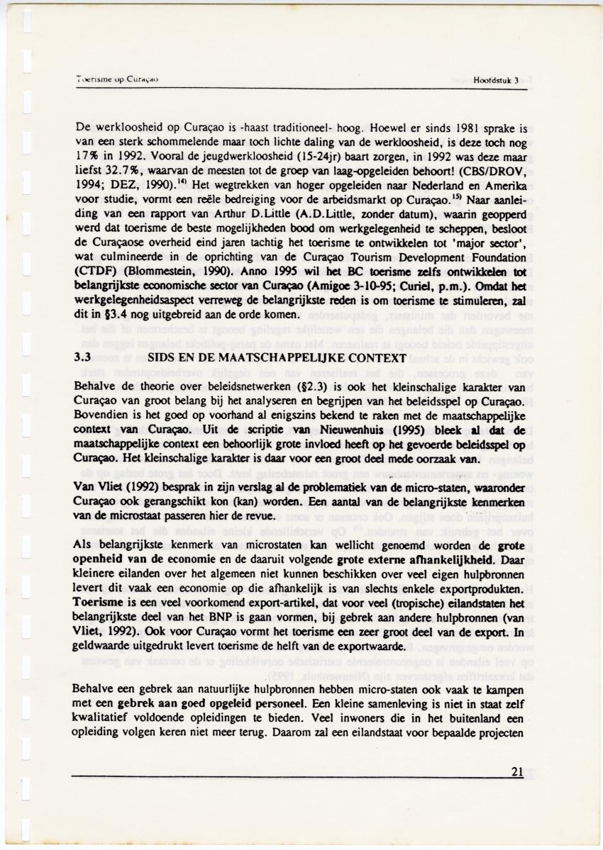 Toerisme op Curacao, een gouden strohalm aan een zijden draadje - Page 21