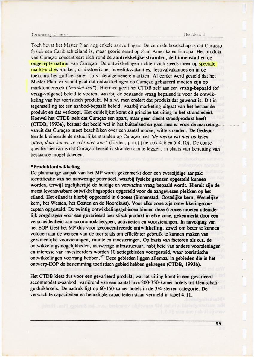 Toerisme op Curacao, een gouden strohalm aan een zijden draadje - Page 59