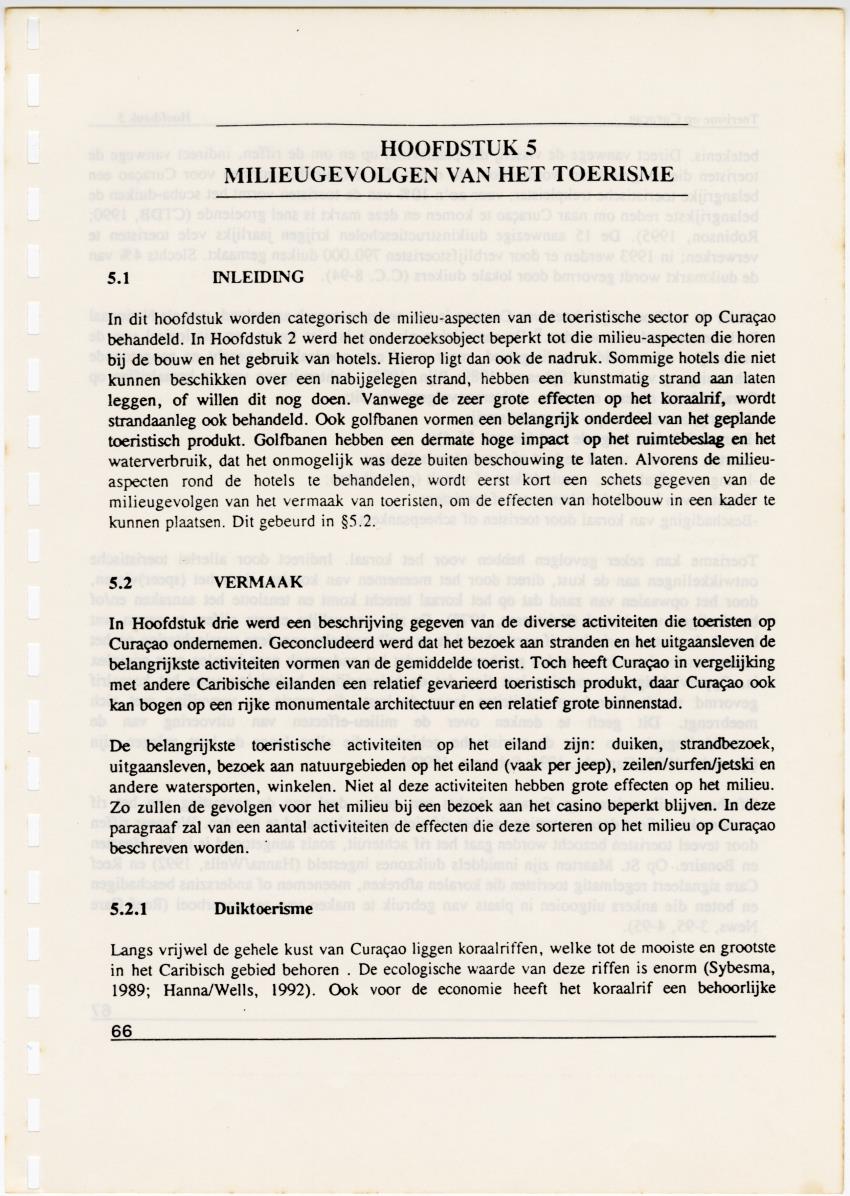 Toerisme op Curacao, een gouden strohalm aan een zijden draadje - Page 66